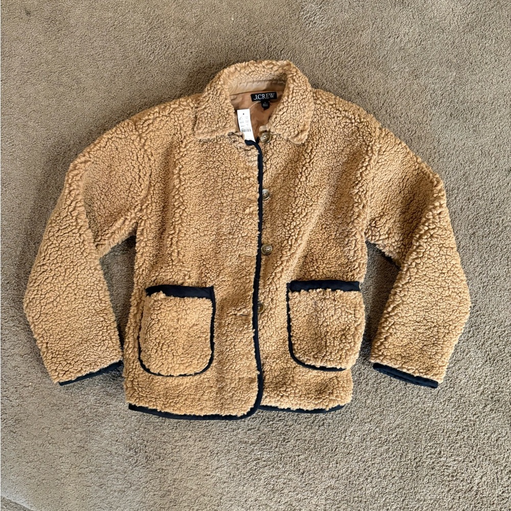 J.Crew teddy coat